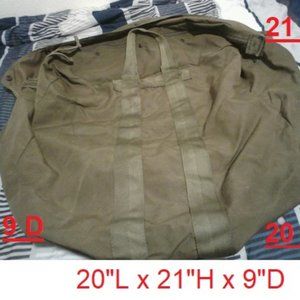 Military Flyers Kit Bag, OD Green / duffel bag USED